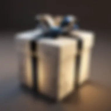 A virtual gift box symbolizing gifting in the Roblox universe