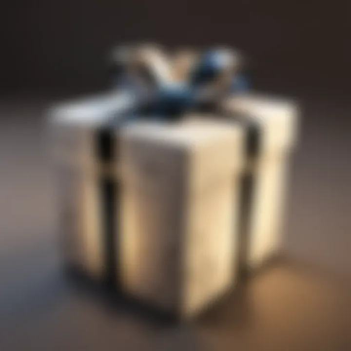 A virtual gift box symbolizing gifting in the Roblox universe