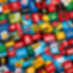 Roblox gift card display at a retail store