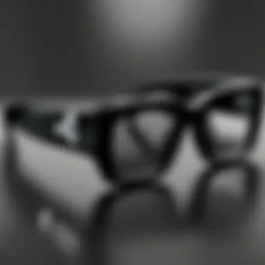 Aesthetic appeal of black diamond glasses in a vibrant Roblox world