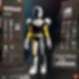 Roblox game interface showcasing various design tools