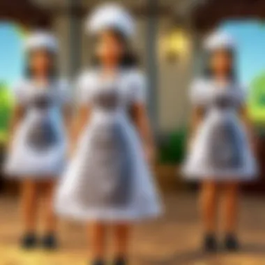 Visual representation of user experience enhancements through cascade maids