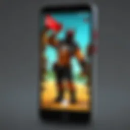 Illustration of a smartphone displaying a new number change notification