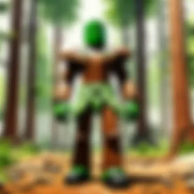 Community Engagement with Redwood and Green Themed Events Community engagement illustrated through redwood and green themed events in Roblox.