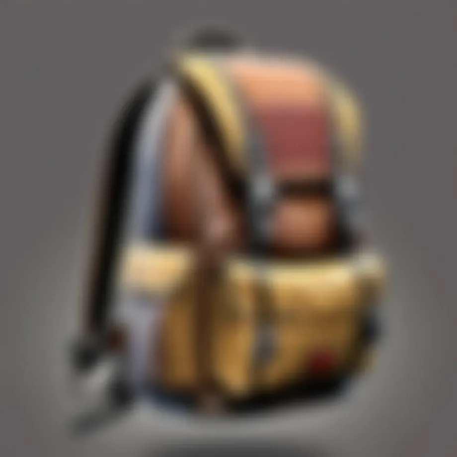 Innovative design of a one shoulder backpack