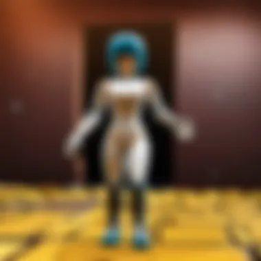 Gameplay in Roblox Player engaged in gameplay within the Roblox universe