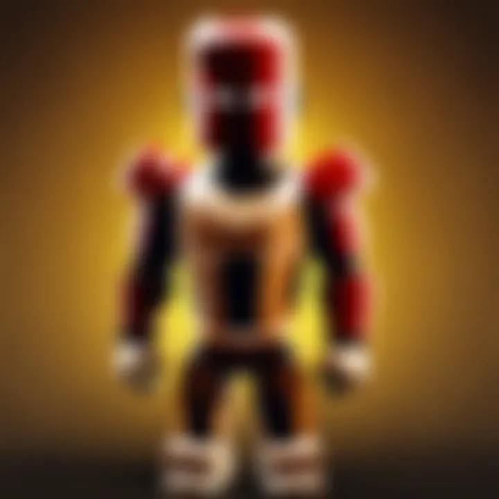 Infographic detailing gaming features of Roblox