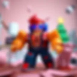 Vibrant Roblox-themed thumbnail design