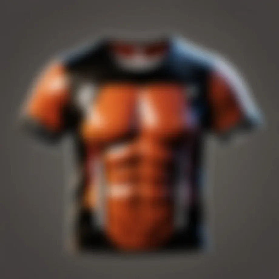 A vibrant digital design of a Roblox shirt showcasing creativity