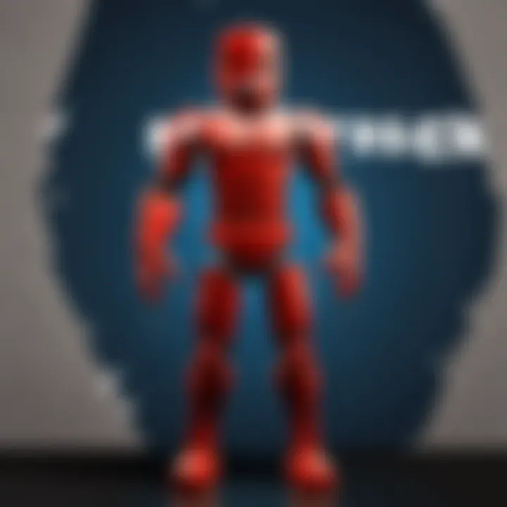 Thematic elements in Roblox party invitations