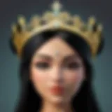 A vibrant tiara symbolizing authority in gaming culture