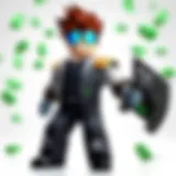 Roblox virtual currency concept