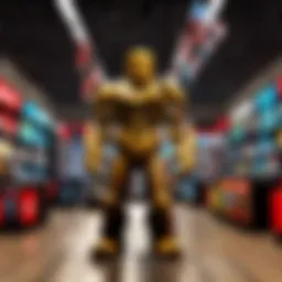 GameStop store showcasing gaming merchandise
