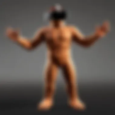 Interacting with Free VR Content Engaging with VR content on a laptop