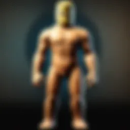 Roblox gameplay showcasing various characters and environments
