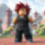 Engaging in the Roblox World Roblox game environment showcasing players engaging in activities