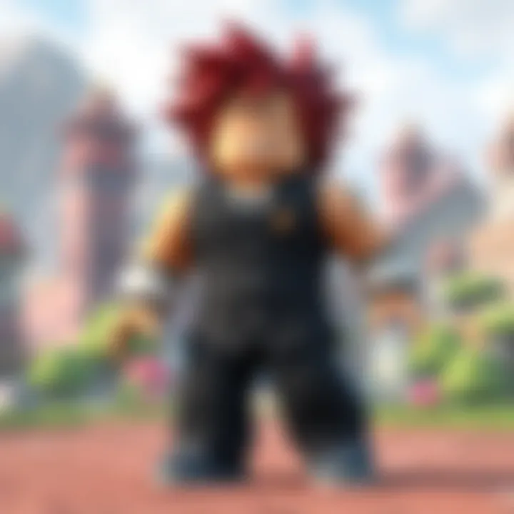 Engaging in the Roblox World Roblox game environment showcasing players engaging in activities