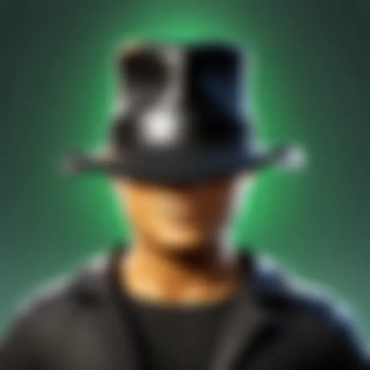 A creative workspace where players design custom Roblox hats