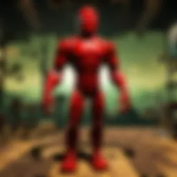 Virtual environment of a Roblox private server showcasing customized gameplay