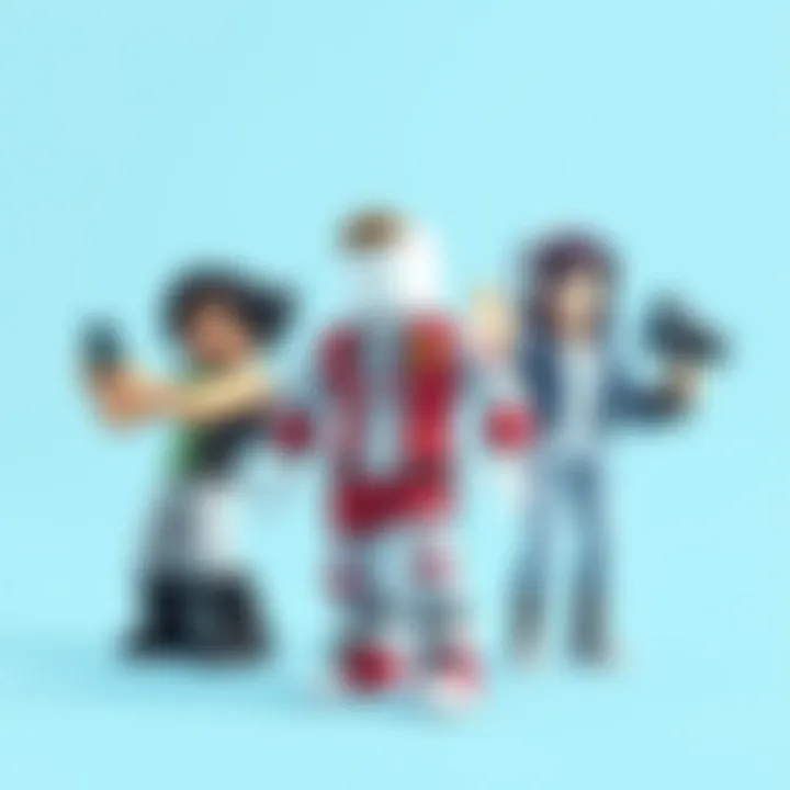 Children enjoying Roblox gaming session