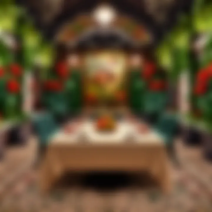 An exquisite culinary presentation embodying the essence of Gucci Garden's gastronomic offerings