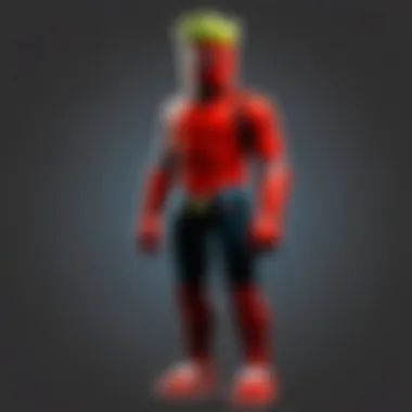 Roblox character customization interface