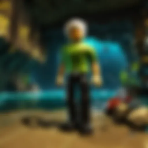 A vibrant Roblox game scene showcasing dynamic gameplay