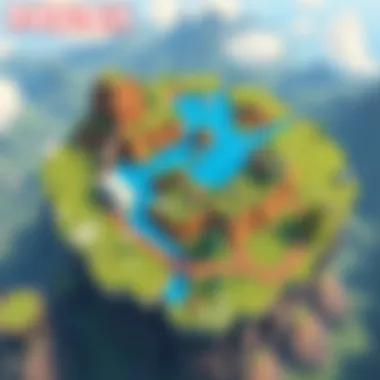 Vibrant Roblox Earth Landscape Vibrant landscape of Roblox Earth showcasing user creativity