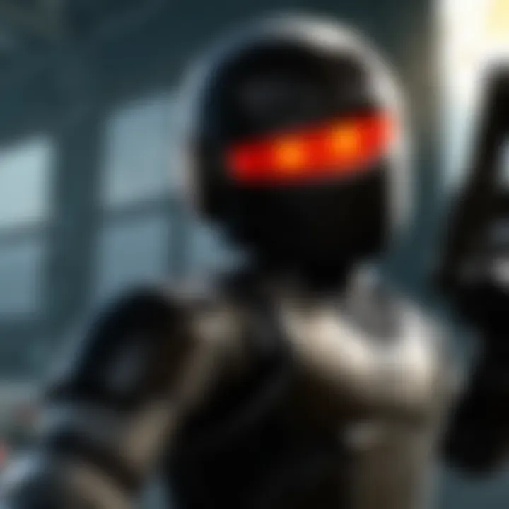A vibrant community engagement scene within a Roblox shoot out game