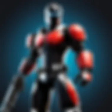 A strategic gameplay moment in a Roblox shoot out game