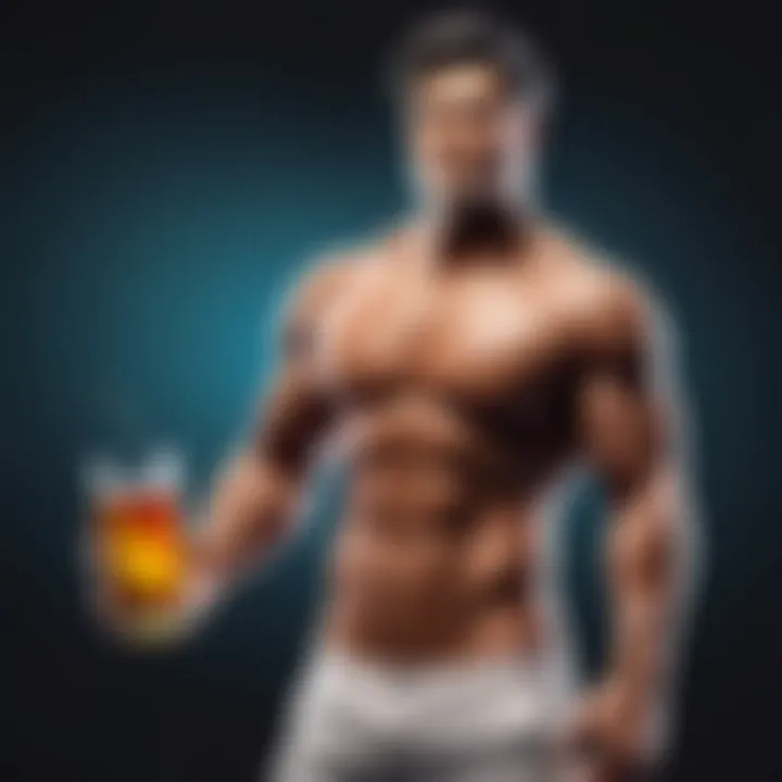 Visual representation of alcohol's impact on health