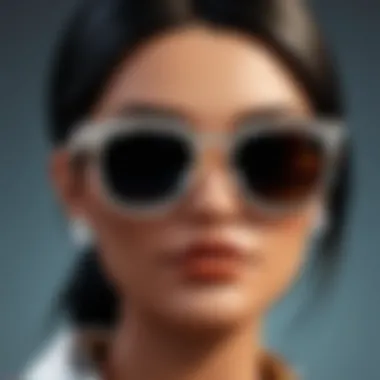 The Elegance of Crystal-Embellished Sunglasses Elegant sunglasses embellished with sparkling crystals