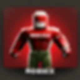 Visual representation of a Roblox gift card showcasing its design and features