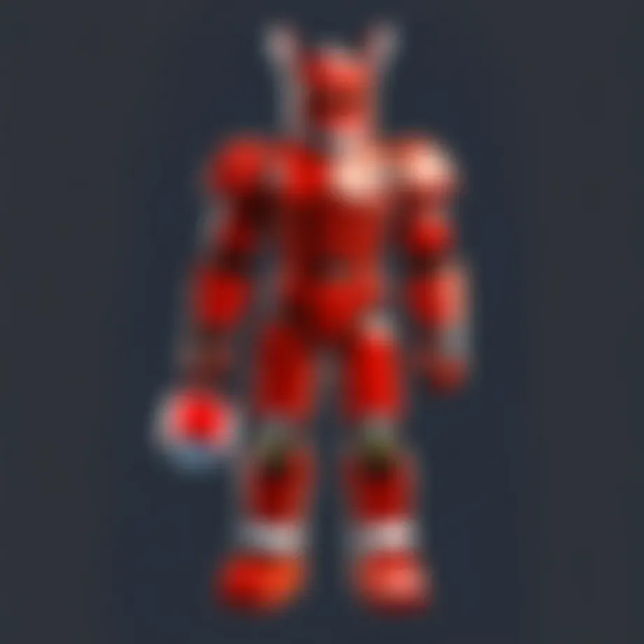 Roblox gift set showcasing various components