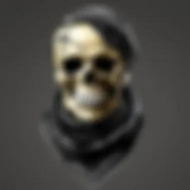 Players showcasing their unique identities with skull scarves