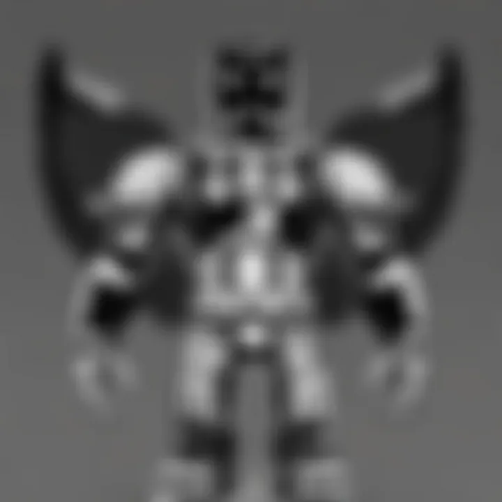 Artistic representation of Roblox-themed coloring pages