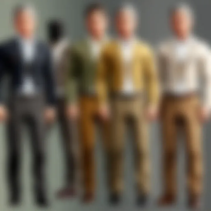 A comparison of fabric textures from different decades