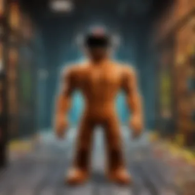 Immersive Gameplay Experience Roblox character interacting with VR elements