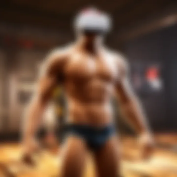 User navigating VR features in Roblox