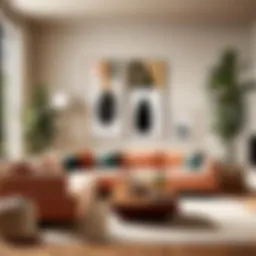 Modern living room showcasing West Elm's elegant furniture arrangements