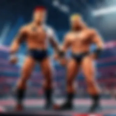 User-Created Wrestling Avatars User-generated content showcasing wrestling avatars in Roblox