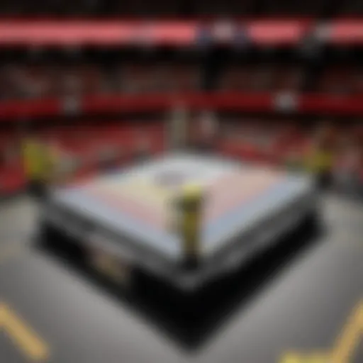 WWE wrestling ring recreated in Roblox
