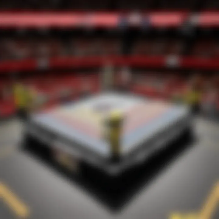 WWE wrestling ring recreated in Roblox