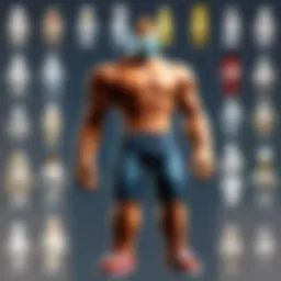 Diverse avatars showcasing unique styles and features