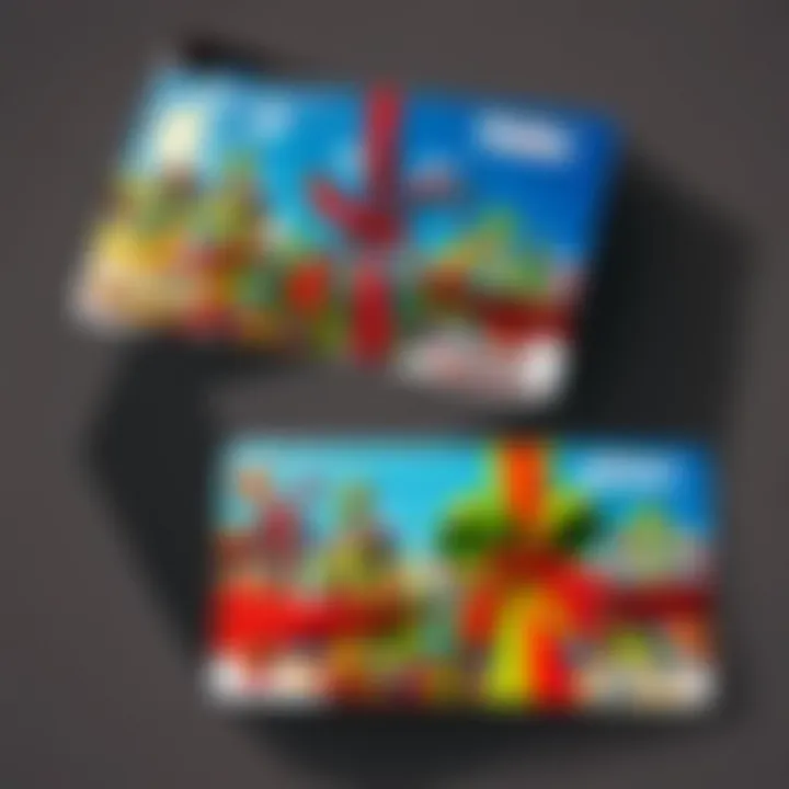 Global giving gift cards symbolizing philanthropy