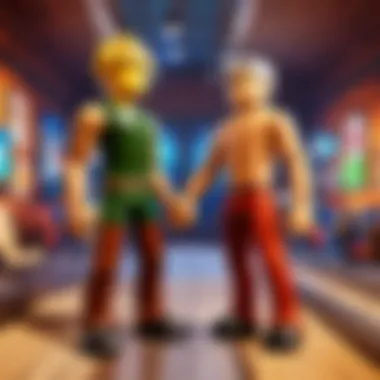 Friendship Through Gaming A group of avatars engaging in a friendly game