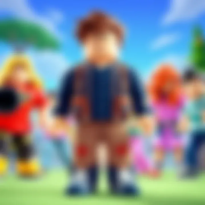 Community Engaging in Voice Chat on Roblox Community interacting in Roblox voice chat