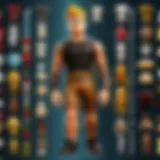 Colorful Roblox items showcasing variety