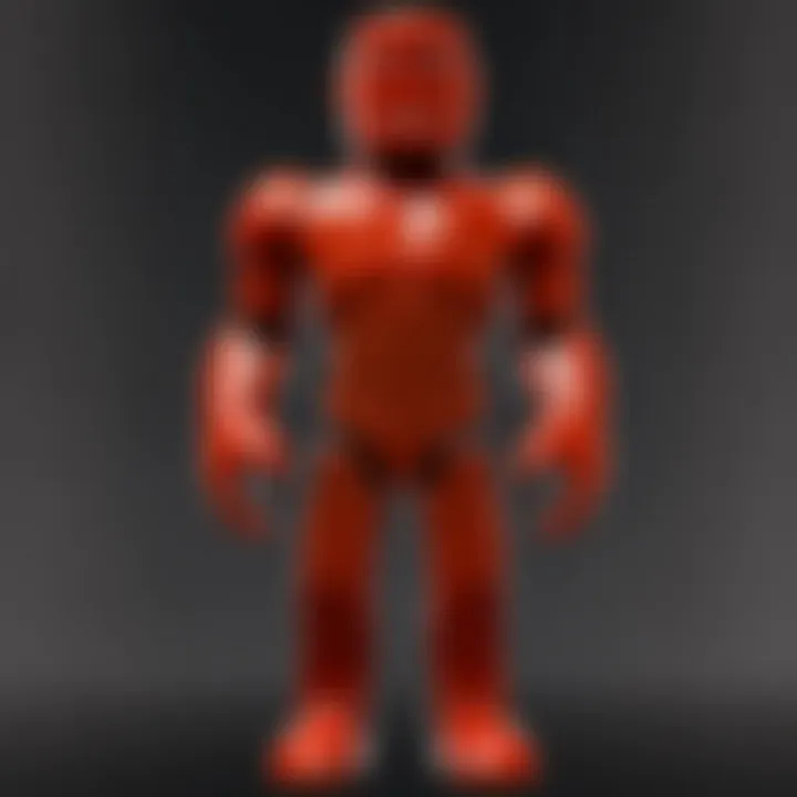 A visual representation of an interactive Roblox game showcasing scripting elements.