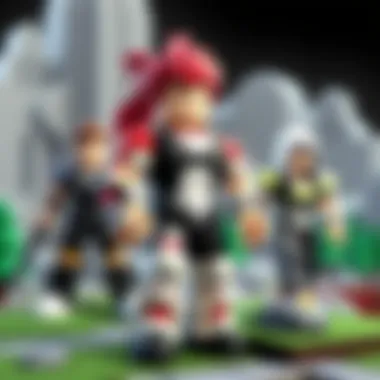 Engaged Roblox community collaborating on game projects